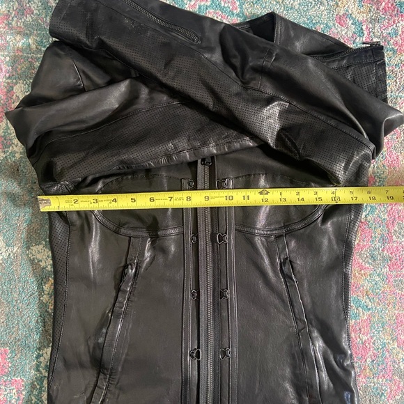 Diesel Black Gold Leather Jacket - Orig. Tags Incl - Picture 8 of 10